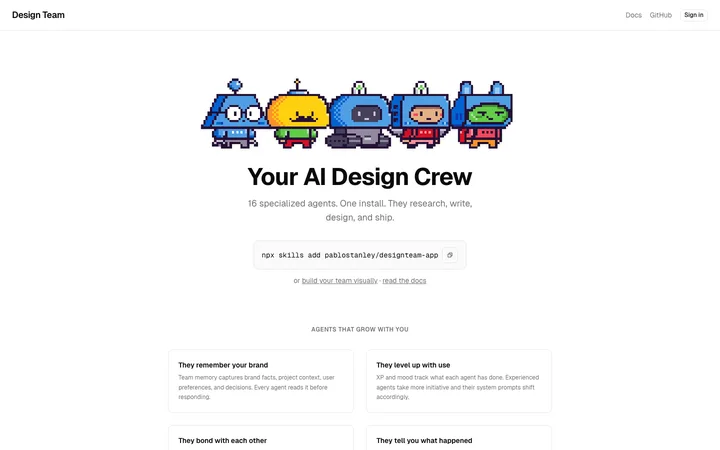 Your AI design crew