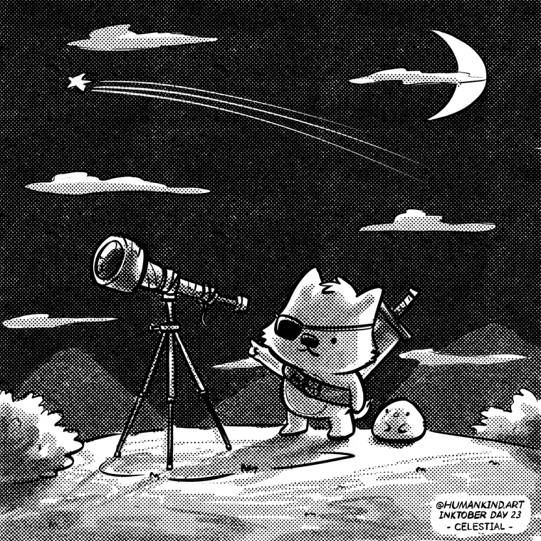 Shooting star, unimpressed