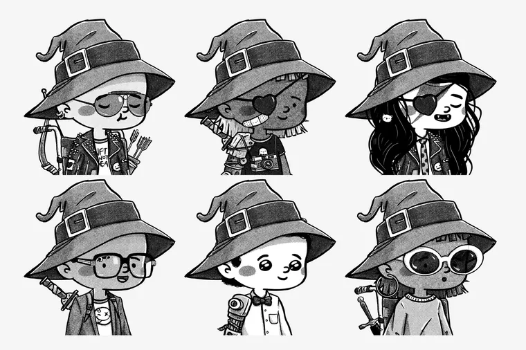 Six witches, six personalities