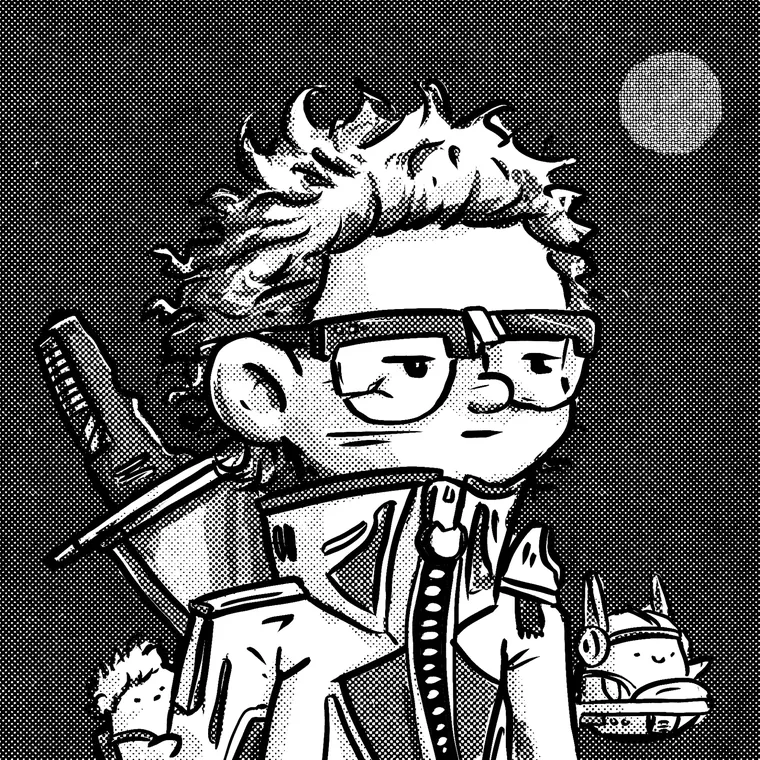 John under a full moon