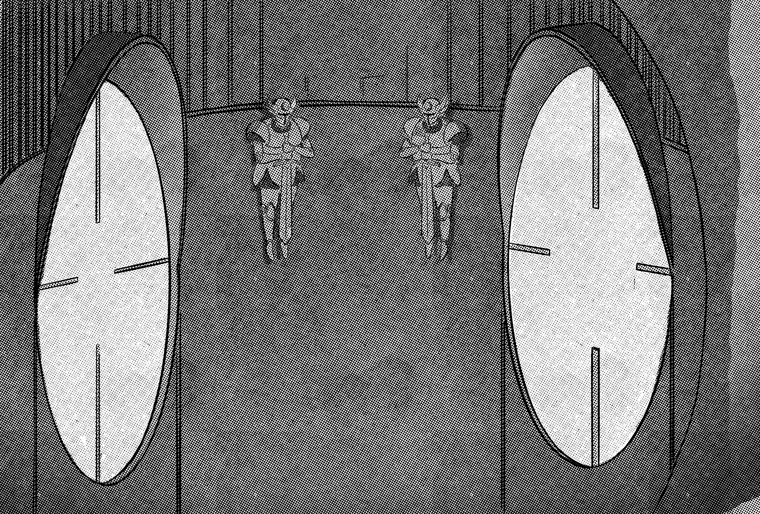 Two guards, two clocks