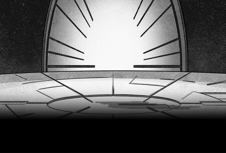 Light from below the stage