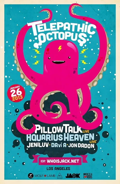 Telepathic octopus, Los Angeles
