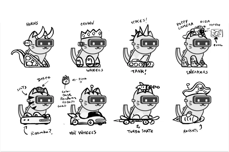 First robopets on paper