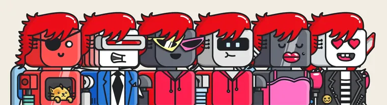 Mulletos in a lineup